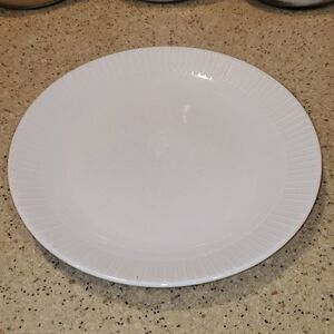 Sango Patio White Stoneware Dinner Plate